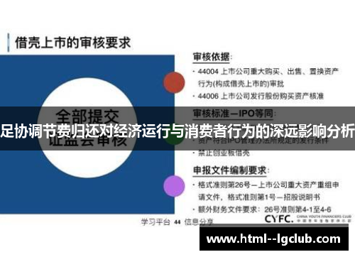 足协调节费归还对经济运行与消费者行为的深远影响分析 足协调节费归还对经济运行与消费者行为的深远影响分析